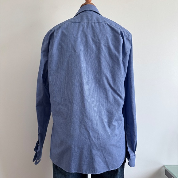 Tommy Hilfiger - Blue Long Sleeve Button Down Shirt - Picture 2 of 5